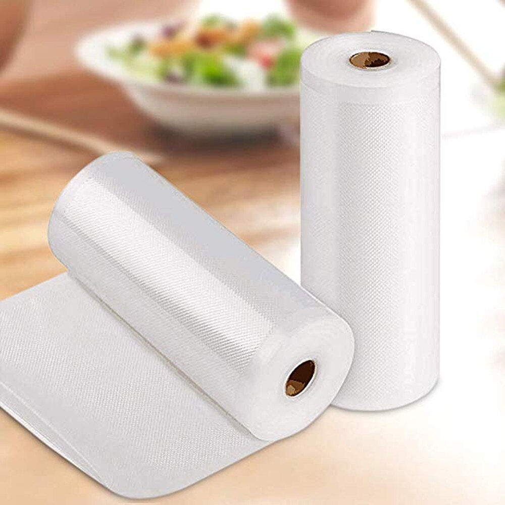 Vakuumförslutningsmaskin automatisk försegling påsar rullar pack  of 2 matsparare förvaringsförsegling en måltid sous vide matlagning torr fuktig lägen