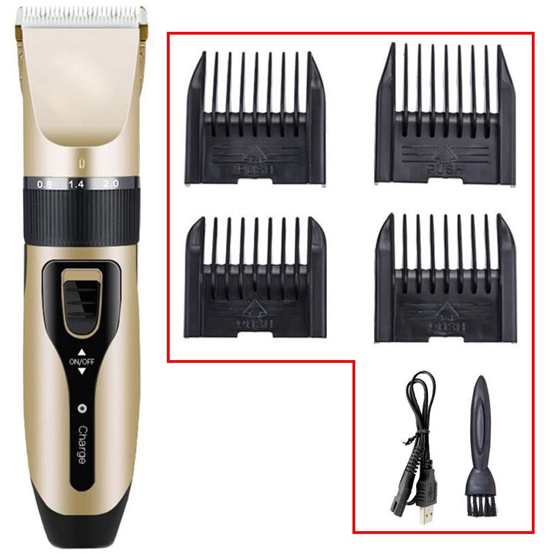 Electric Dog Clipper pet Dog Hair Clipper For Dogs Reachageable Trimmer Haircut Cat Hair Cutting Remover Machine Grooming Kit: WG-C