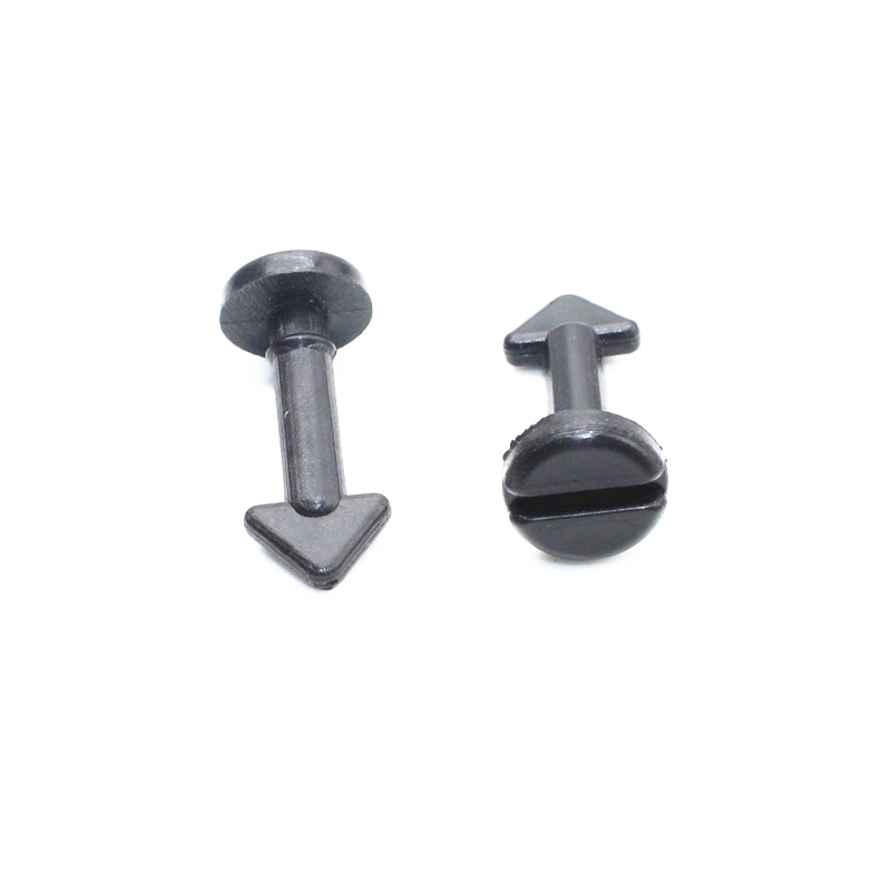 Tornillo de placa de ajuste de motor de coche, sujetador de plástico para Citroen, Picasso, Peugeot 307, Clip de remache, 10 Uds.