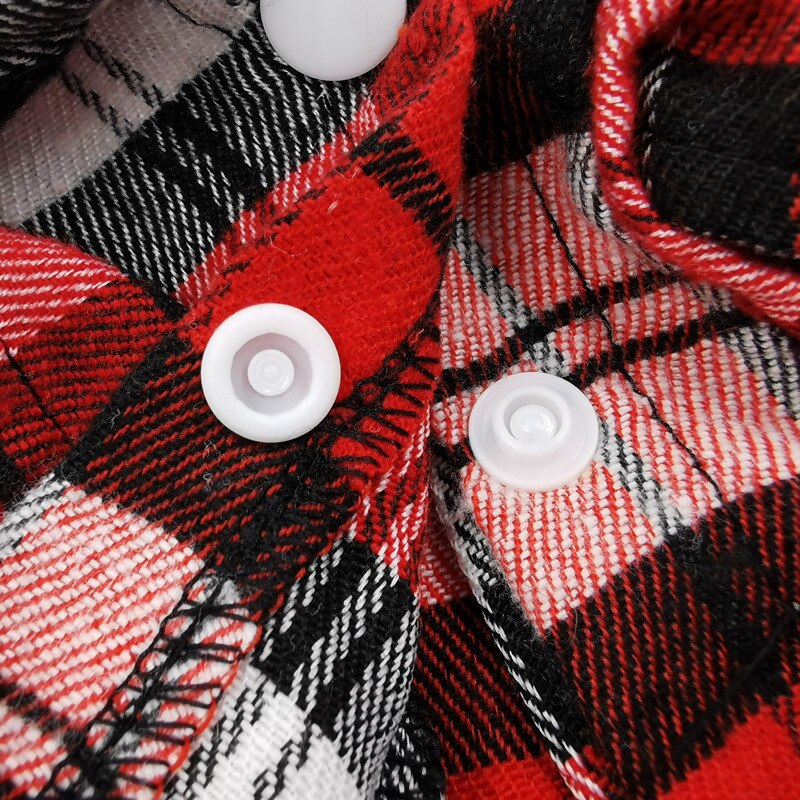 Kæledyrsskjorte sommertrykt hundeskjorte i engelsk stil kortærmet åndbar alsidig hund cool skjorte plaid kæledyrstøj