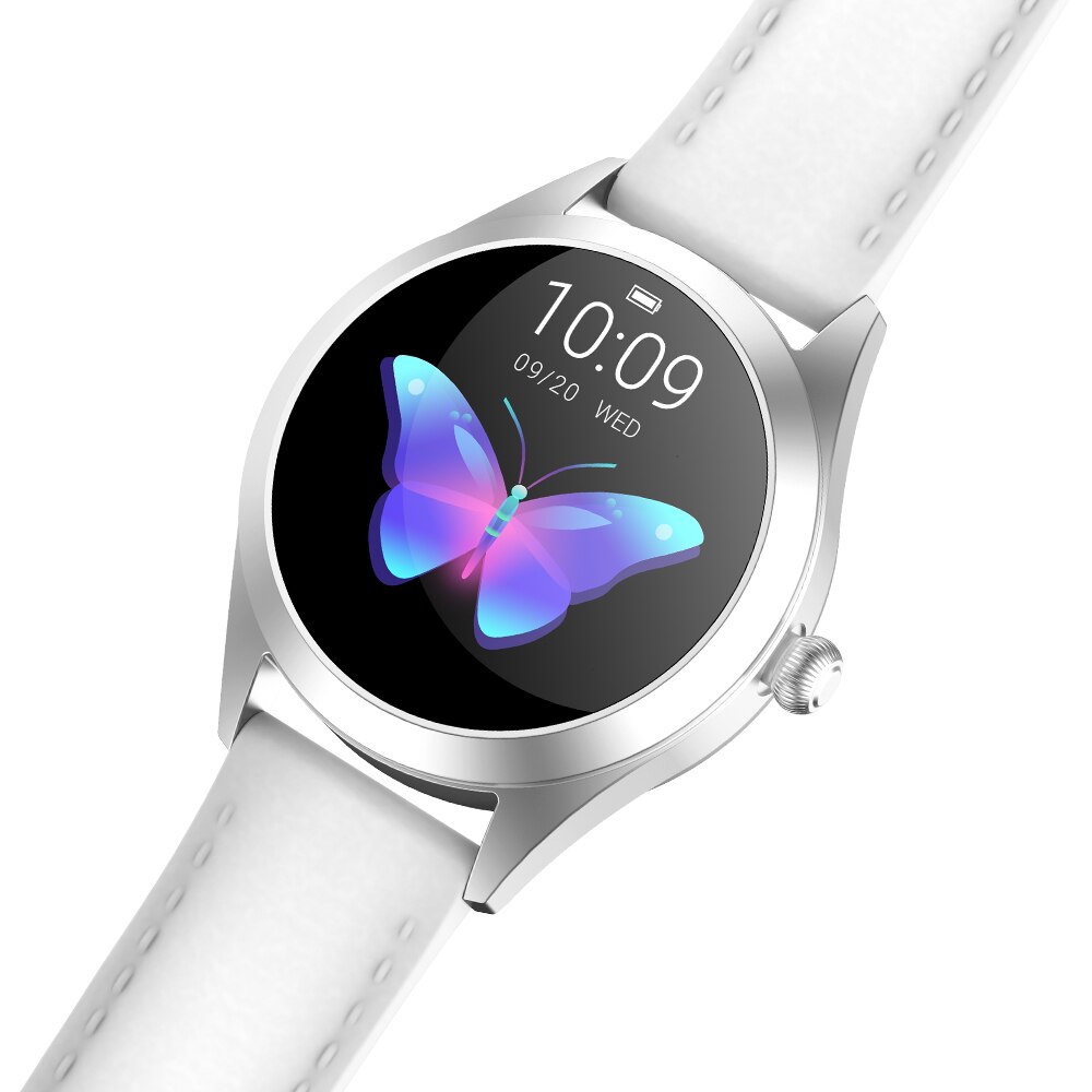 KW10 Smart Uhr Frauen Schöne Armband IP68 Wasserdicht Heart Rate Monitor Schlaf Überwachung Zifferblatt Smartwatch IOS Android: A