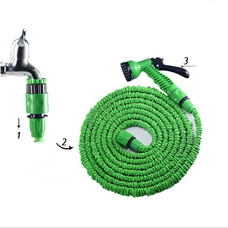 Garden Hose Pipe Water Hose Expandable Magic Hose 7 Patterns Water Gun Foam Pot flexible reels hose Car Wash Gun Sprayer