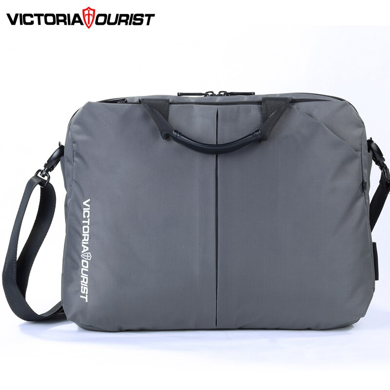 Victoriatourist Business handbag men women stylish versatile Briefcase 14” Laptop bag Multi-layer space messenger bag