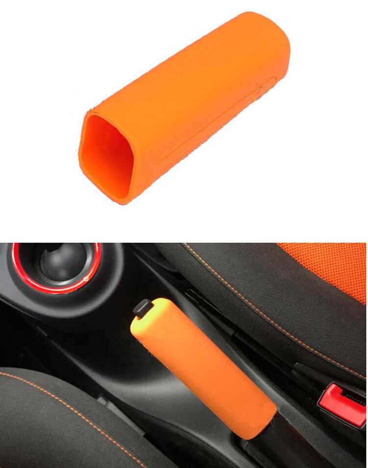 Auto Styling zubehör Modifizierter Innenraum trimmen Handbremse einstellen aufkleber abdeckung passen für Clever fortwo forfour 453 451