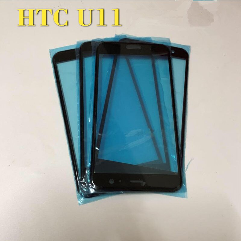 Pantalla exterior U 11 para HTC U11, Panel táctil frontal LCD, cubierta de cristal, lente de reparación de teléfono, pieza de reemplazo