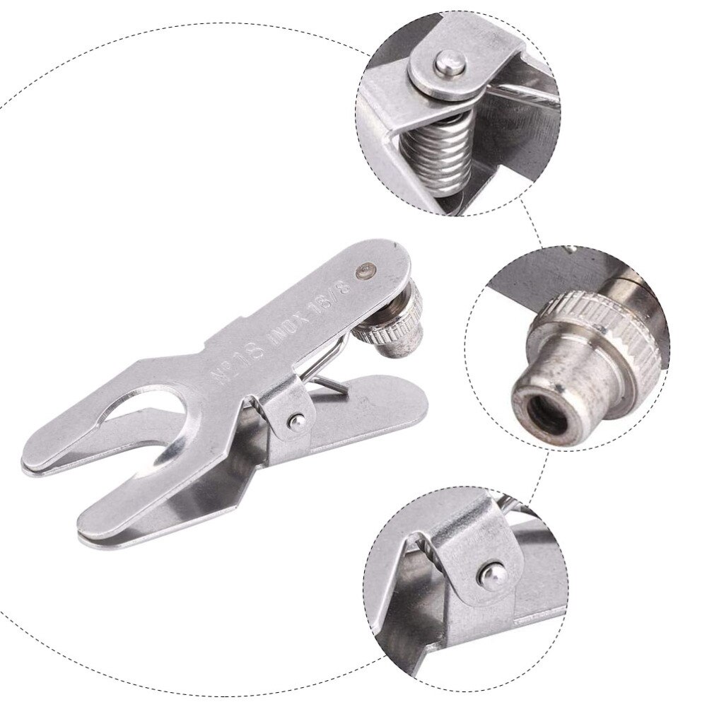 Pinza de sujeción esférica de laboratorio, abrazadera de Metal de junta esférica de acero inoxidable, 1 ud.