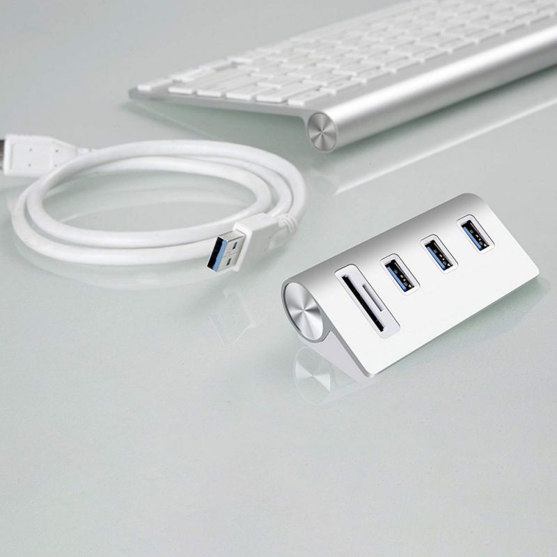 Computer Hoogwaardige Duurzaam Portable USB 3.0 HUB Multifunctionele Computer Extension Kaartlezers