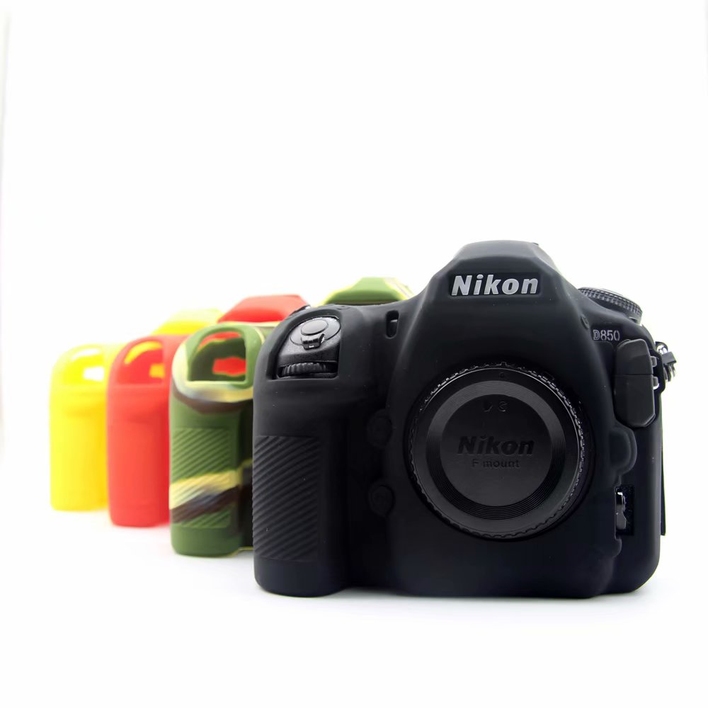 Zachte Siliconen Rubber Camera Beschermende Body Cover Case Huid Voor Nikon D850 DSLR Camera