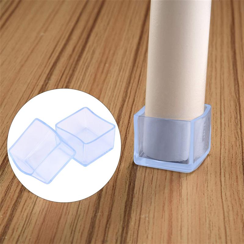 40Pcs Desk Legs Protective Cover Chair Leg Caps Floor Protector Furniture Foot Covers Foot Table Leg Mat For Home Office Shop