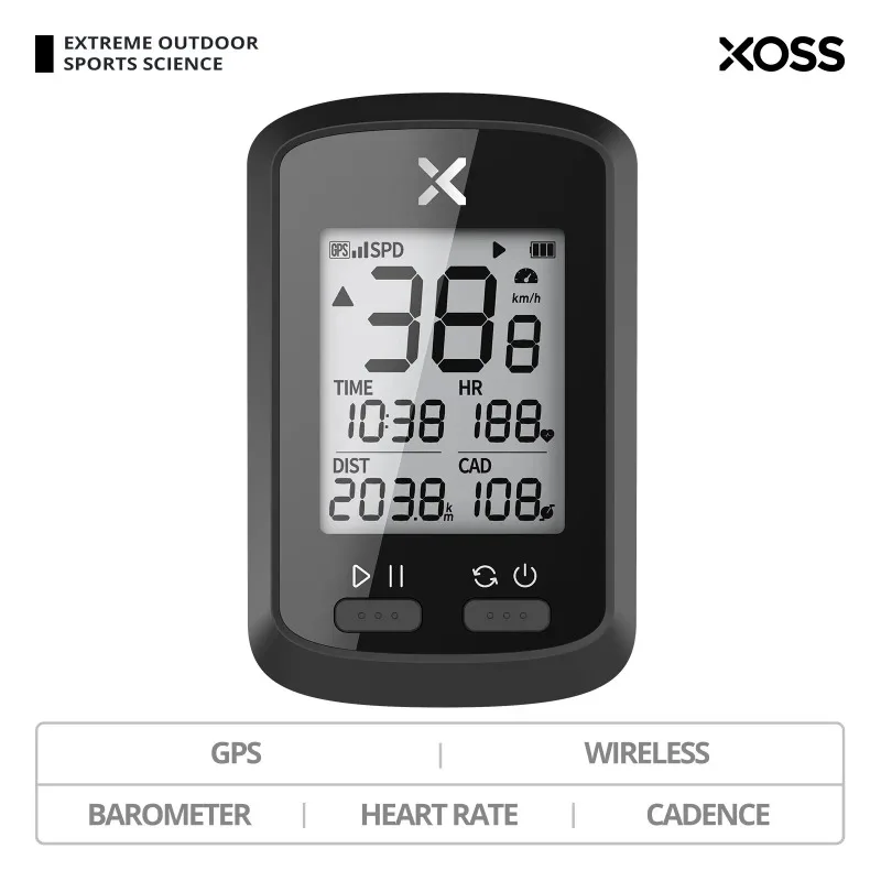 Xoss novo g + gps ciclismo computador g plus velocímetro sem fio bluetooth rastreador à prova dwaterproof água bicicleta de estrada mtb odômetro