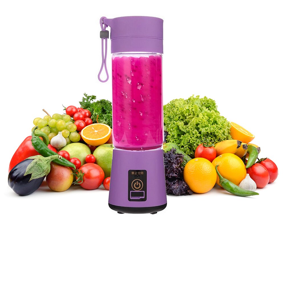 Portable Mixer USB Electric Fruit Juicer Handheld Smoothie Maker Blender Stirring Rechargeable Mini Food Processor Juice Cup
