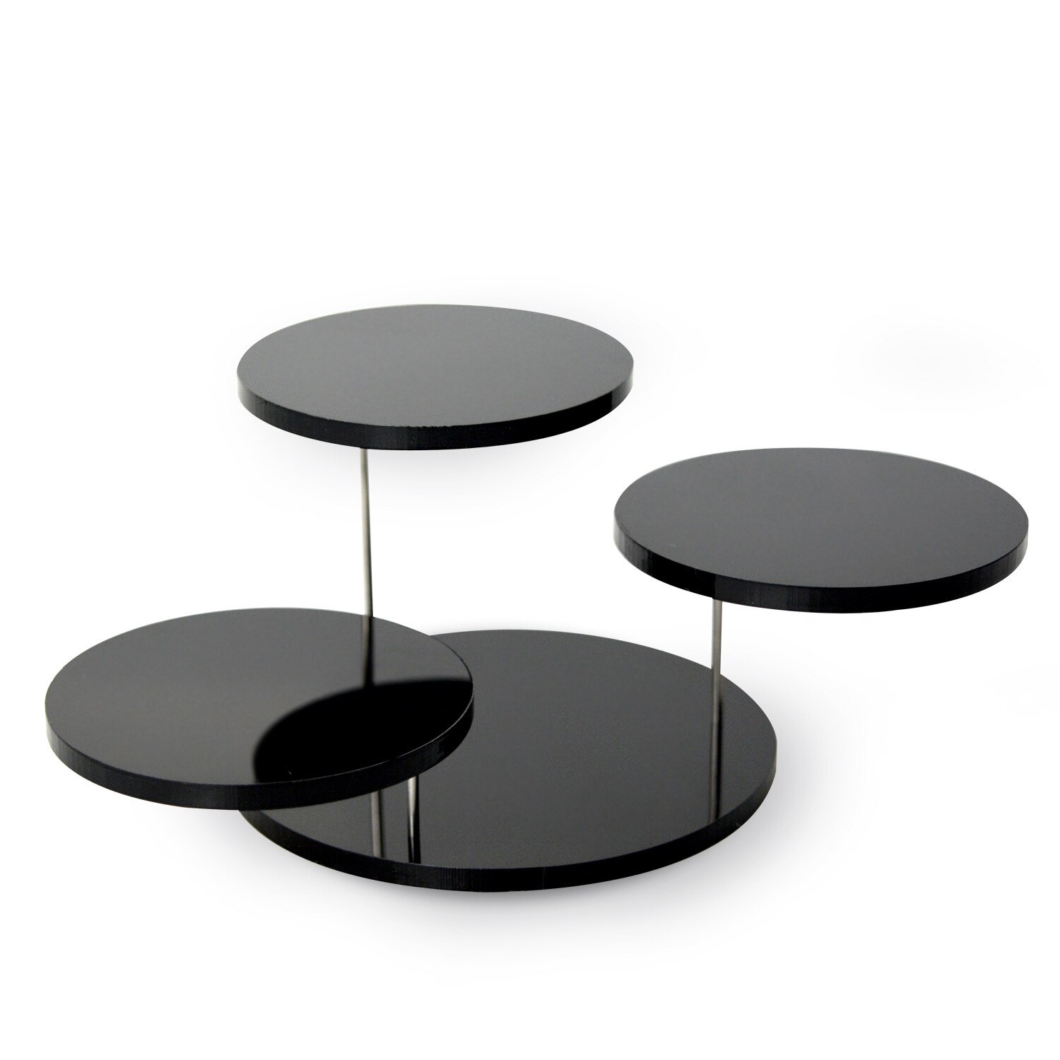 12 Round Food Cupcake Stand Acrylic Display Stand For Cake Ring Jewellery Transparent Dessert Rack Wedding Birthday Tools