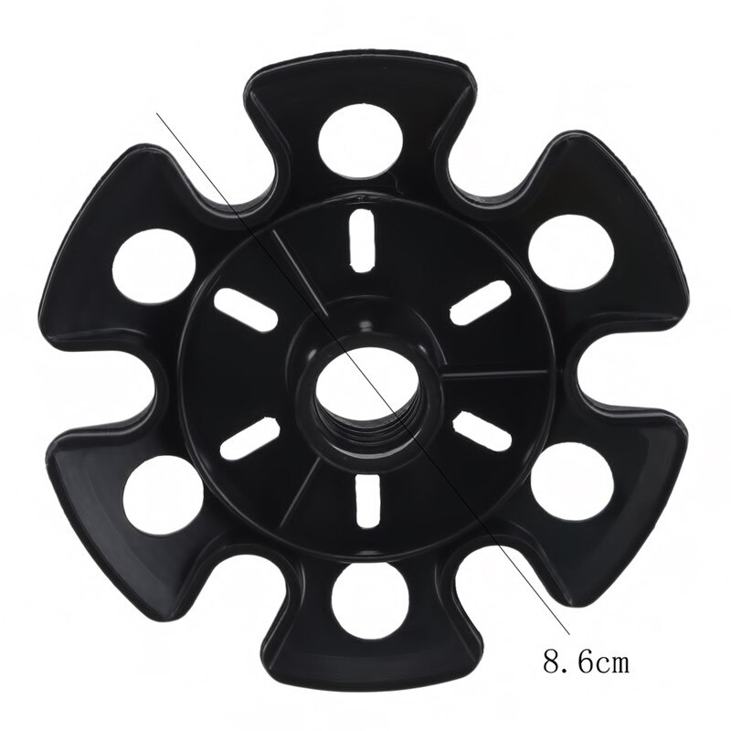 Lot de 5 embouts de bâtons de randonnée pour escalade en plein air, flocons de neige, boue, panier de ski, capuchon de protection de remplacement, accessoire de randonnée