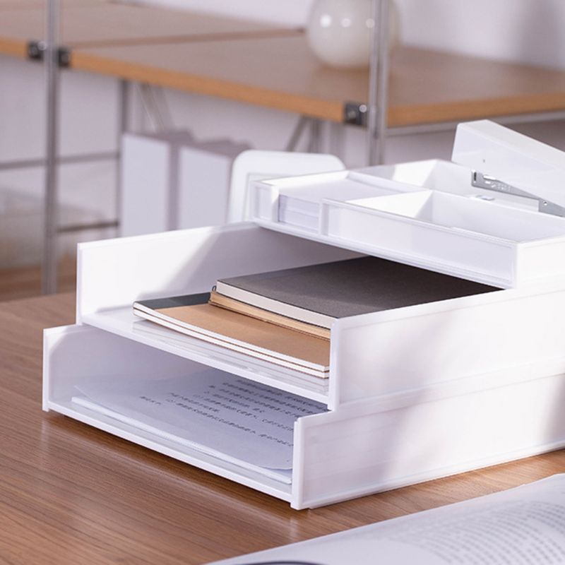 A4 Document Organizer Magazine Book Office Desk Storage File Box Stationery Support Shelf Rack Holder