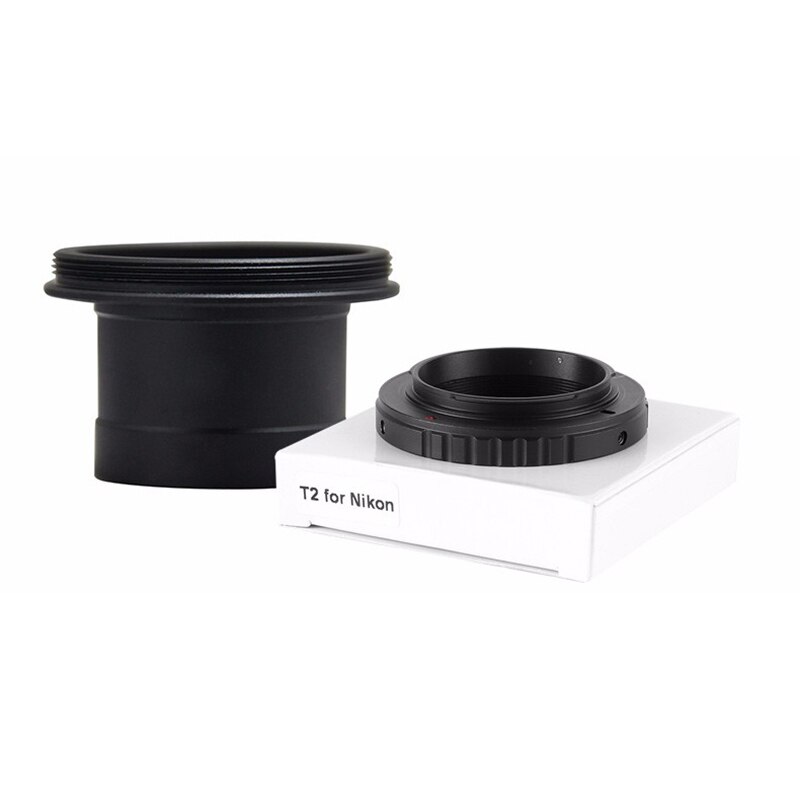 T Ring Adapter Alloy Material for Nikon SLR/DSLR Camera lens+1.25in 31.7mm Eyepiece Ports Telescopes Mount Tube