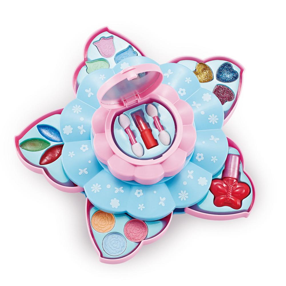 Makeup Toy Safe Washable Cosmetic Pretend Toy Set for Girls Over 3