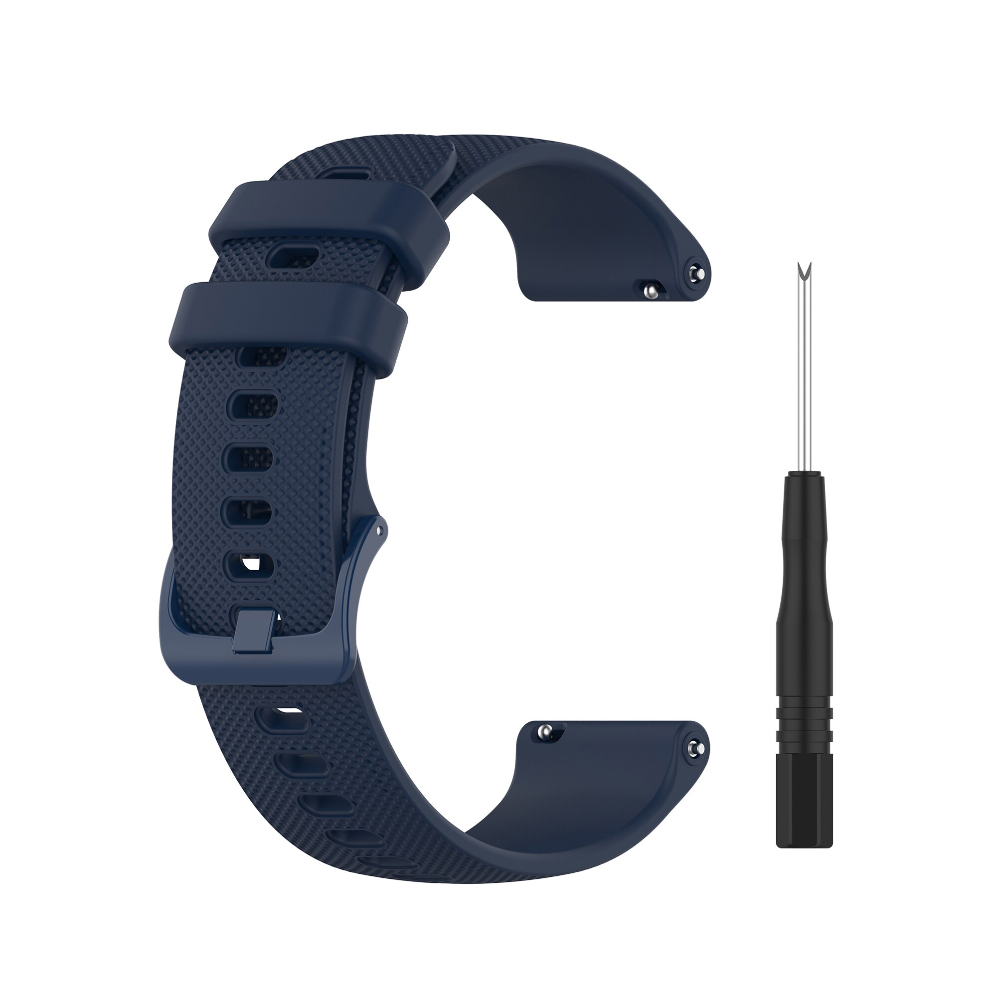 Garminille 745 hihnat urheilu silikonikello ranneke garmin forerunner 745 vaihtorannekoru rannehihna älykkäät tarvikkeet: Yönsininen