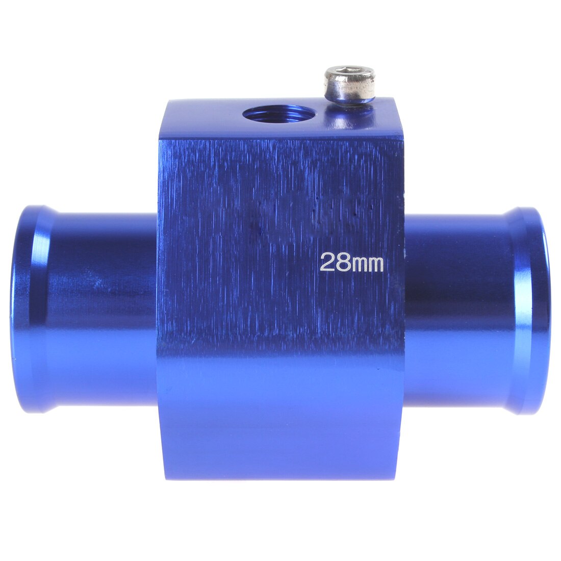 Water Temp Gauge Radiator Temperature Temp Joint Pipe Sensor Guage Adapter Aluminium with Clamps 28/32/34/36/38/40mm