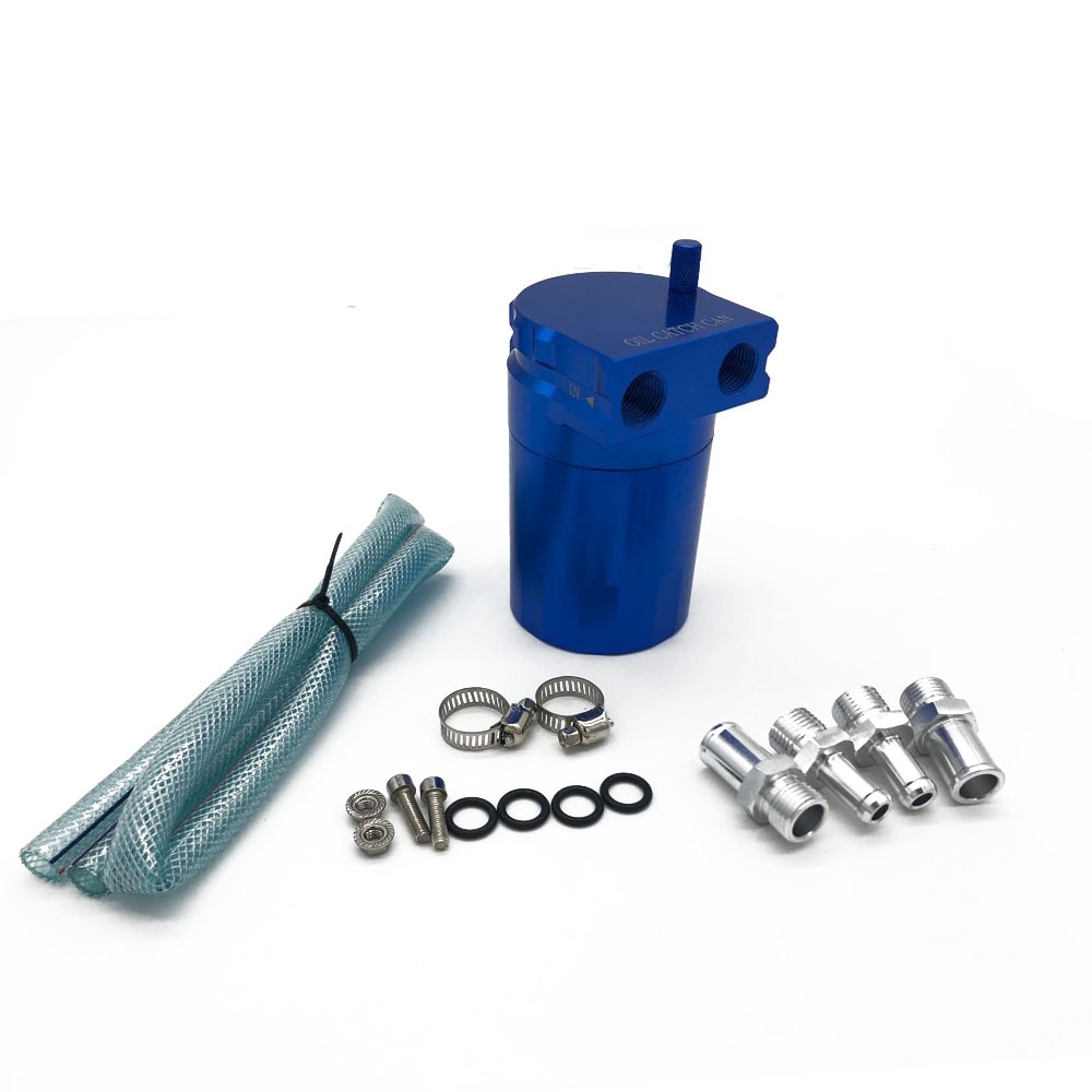 300ml Aluminum Baffled Car Oil Catch Tank Can Reservoir Universal Oil Catch Tank Cans