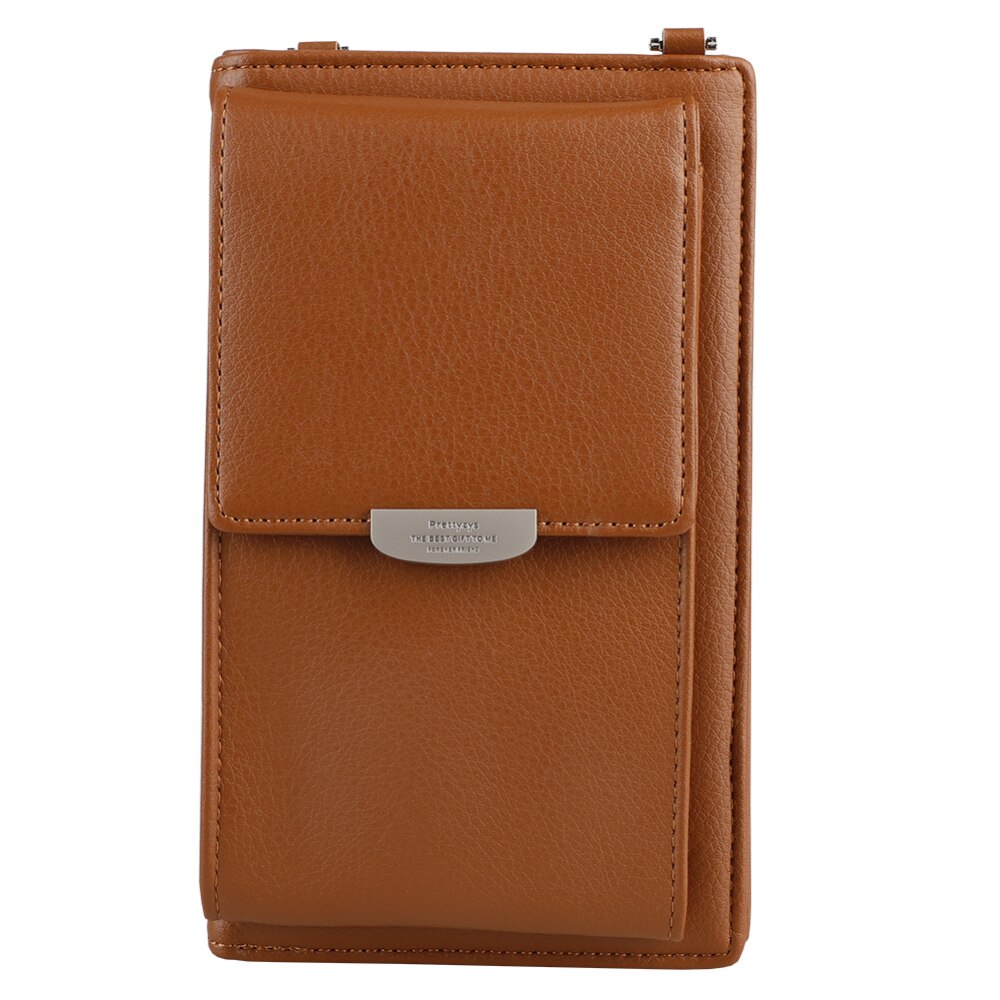 Sports Fitness Bag Phone Case Mobile Phone Bag Neck With Purse Female Wallet Phone Case Package Phone Bag: Yellow