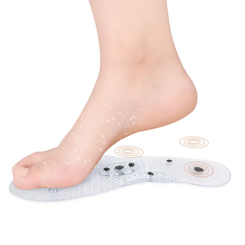 Foot Massage Magnetic Massage Insole Feet Massage Physiotherapy Therapy Acupressure Magnetic Massage Insole Slimming Insoles