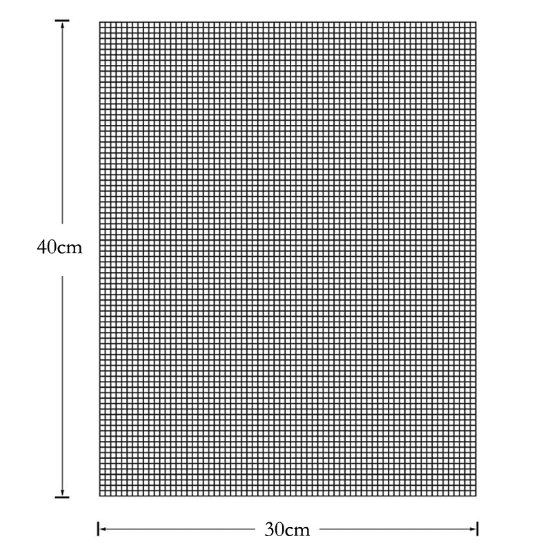 3Pcs Bbq Grill Matten Non-stick Bbq Mat Herbruikbare Bbq Mesh Mat Roker Grill Mat Barbecue Pad Oven koken Liner Grill Accessoires