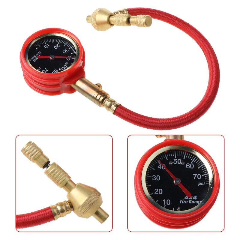 Tyre Tire Air Pressure Gauge Meter Tester for Motor Vehicle Car Bike