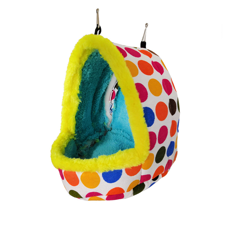 Warm Vogel Papegaai Nest Zachte Pluche Huisdier Vogel Hangmat Papegaai Hamster Chinchilla Eekhoorn Opknoping Cave Tent Huisdier Slapen Nest Huis