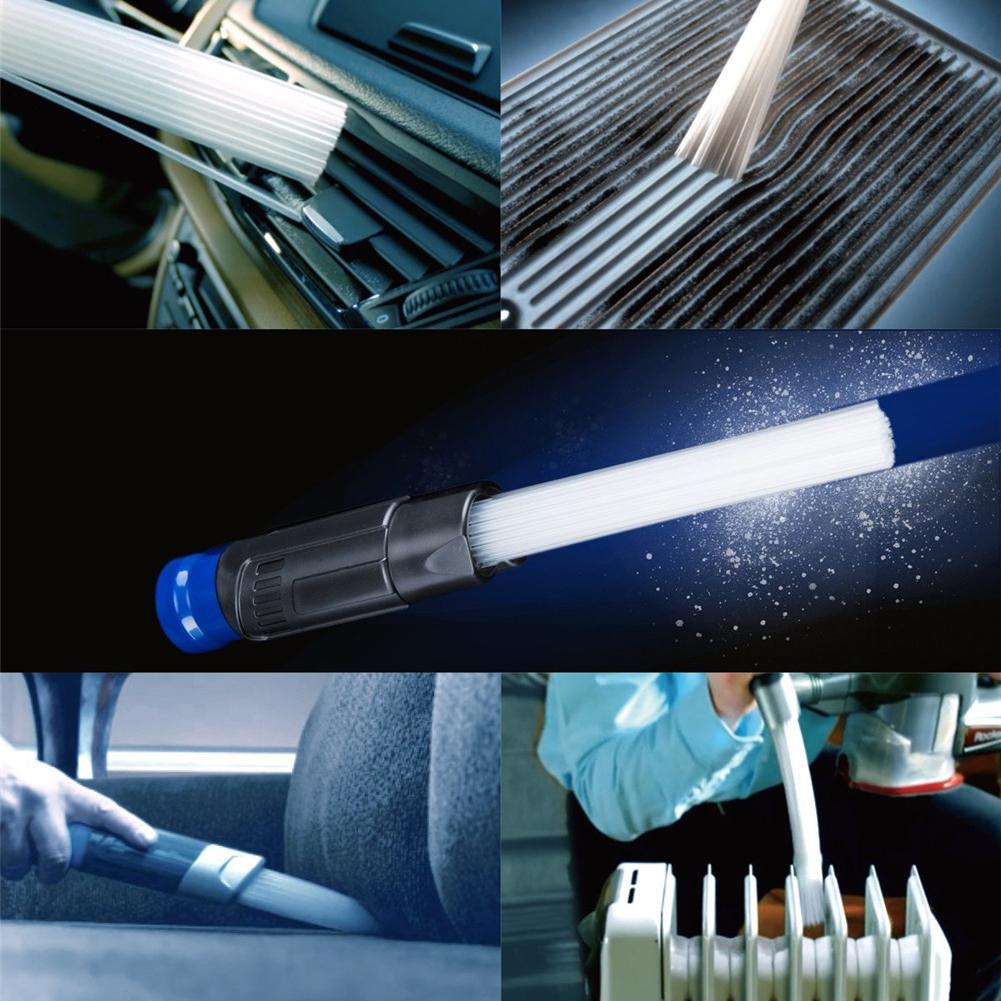 Universal Vacuum Attachments Brush Dust Daddy Cleaner Dirt Remover Home Vacuum Cleaning Brush For Air Vents Keyboards Tools