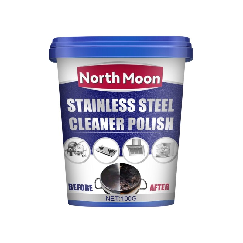 Stainless Steel Cleaning Paste 100g Cookware Cleaner Clean Bottom of Pots Pans