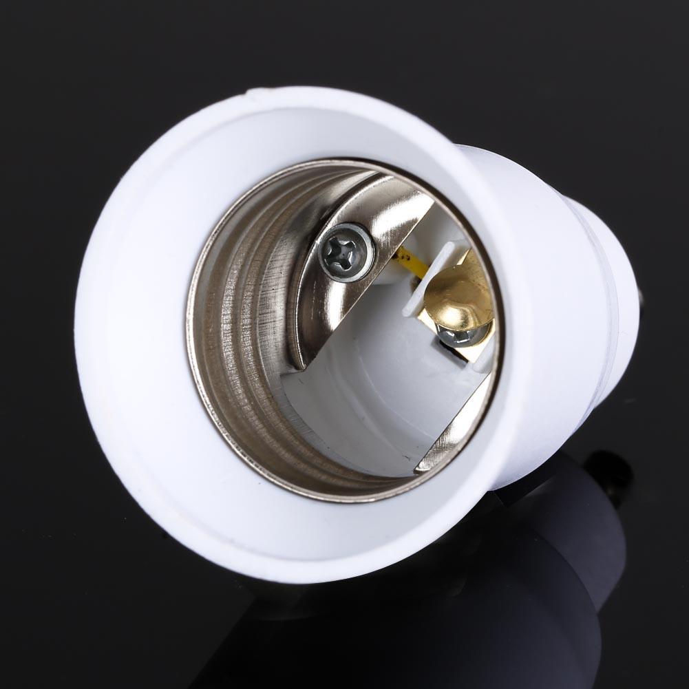 5 stk  gu10 til e27 utgangspunkt skrue lys lampe pæreholder adapter sokkel omformer lampeholder omformer
