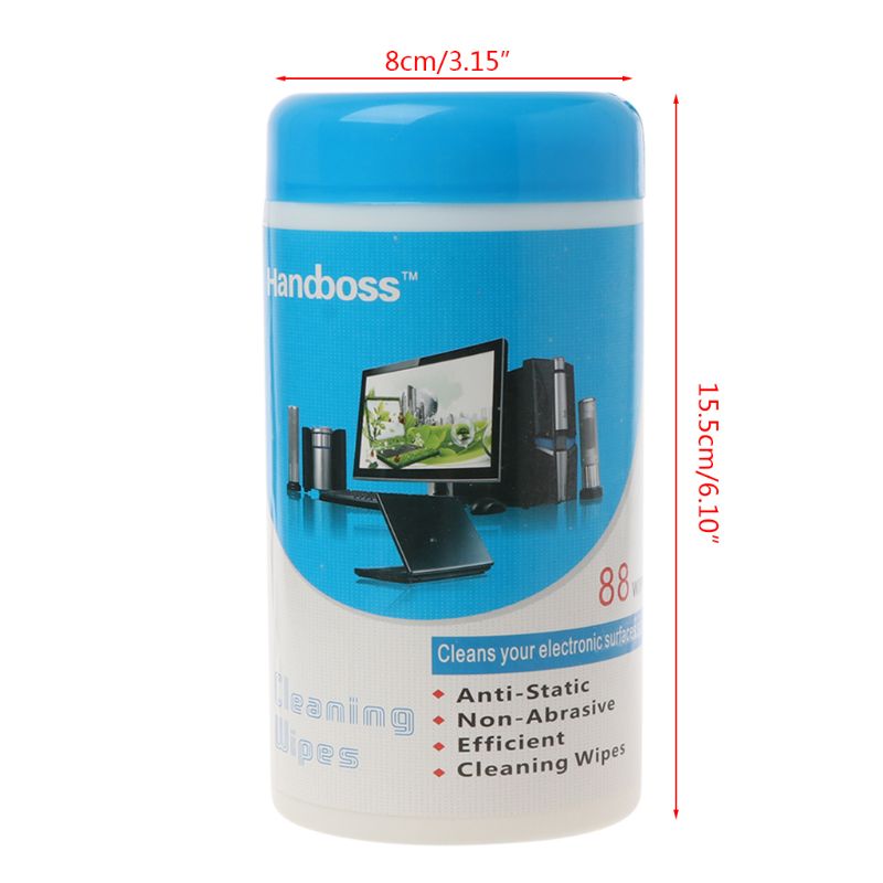 88 Pcs/lot Computer LCD TV Mobile Phone Screen Camera Lens Cleaning Wipes
