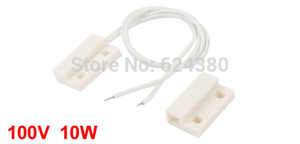 MC-18 Wired Door Window Sensor Contact Security Magnetic Reed Switch Home Alarm System NO Normally Open x 1 pair