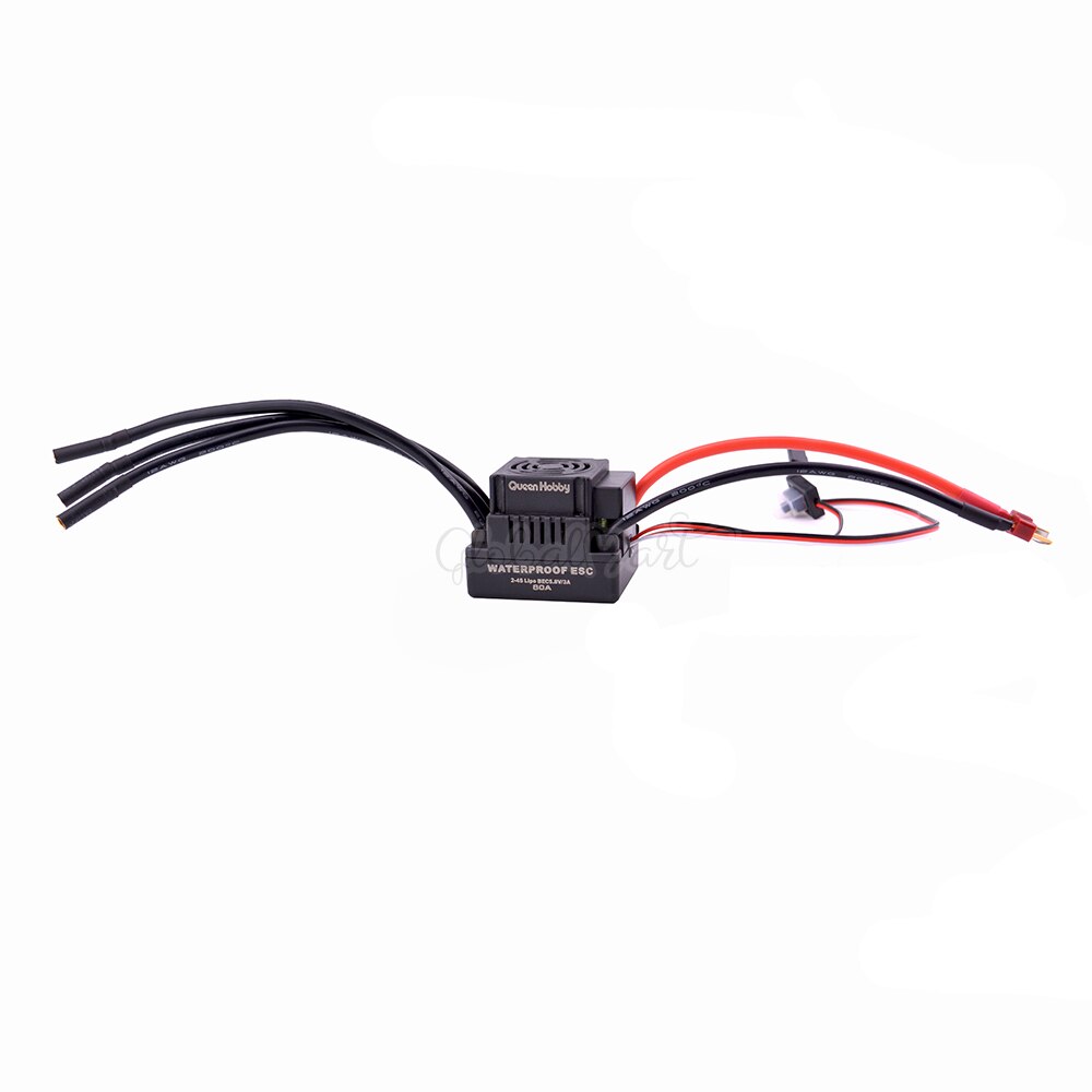 Aktualizacji bezczujnikowy 60A 80A 120A S-80A S-120A bezszczotkowy ESC elektryczny regulator prędkości z 5.5V / 3A BEC dla 1/8 1/10 1:10 RC samochodów