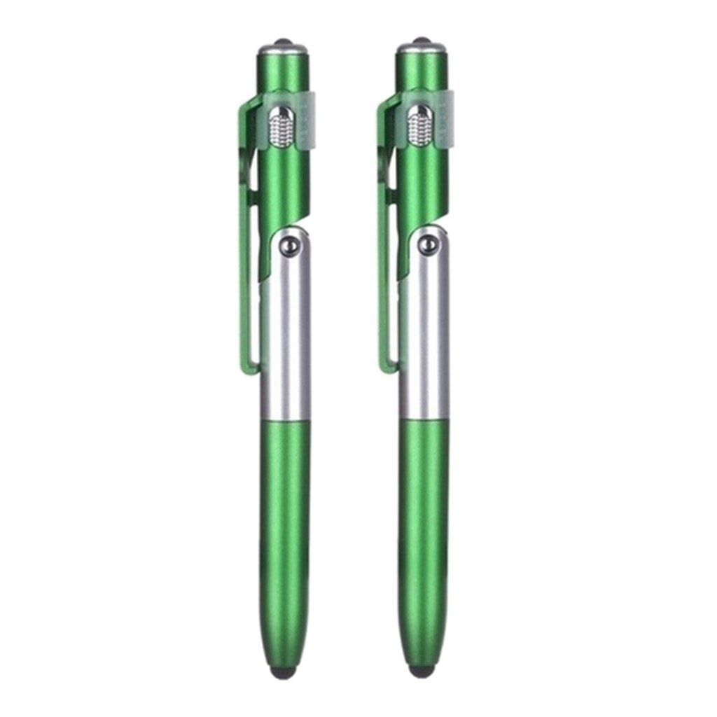 Mini stylet tactile pliable capacitif avec led pour tous les écrans tactiles: Vert