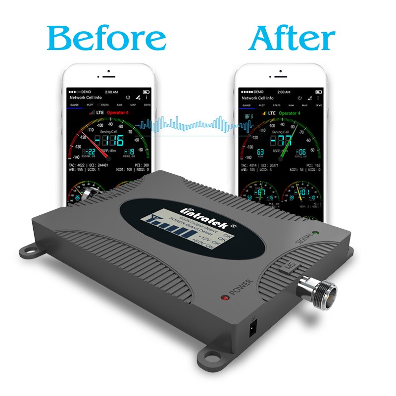 Lintratek-amplificador de señal 2g, 3g, 4g, 850, 900, 1800, 2100mhz, 700, 1700, 1900, 2600mhz, para Asia y la UE