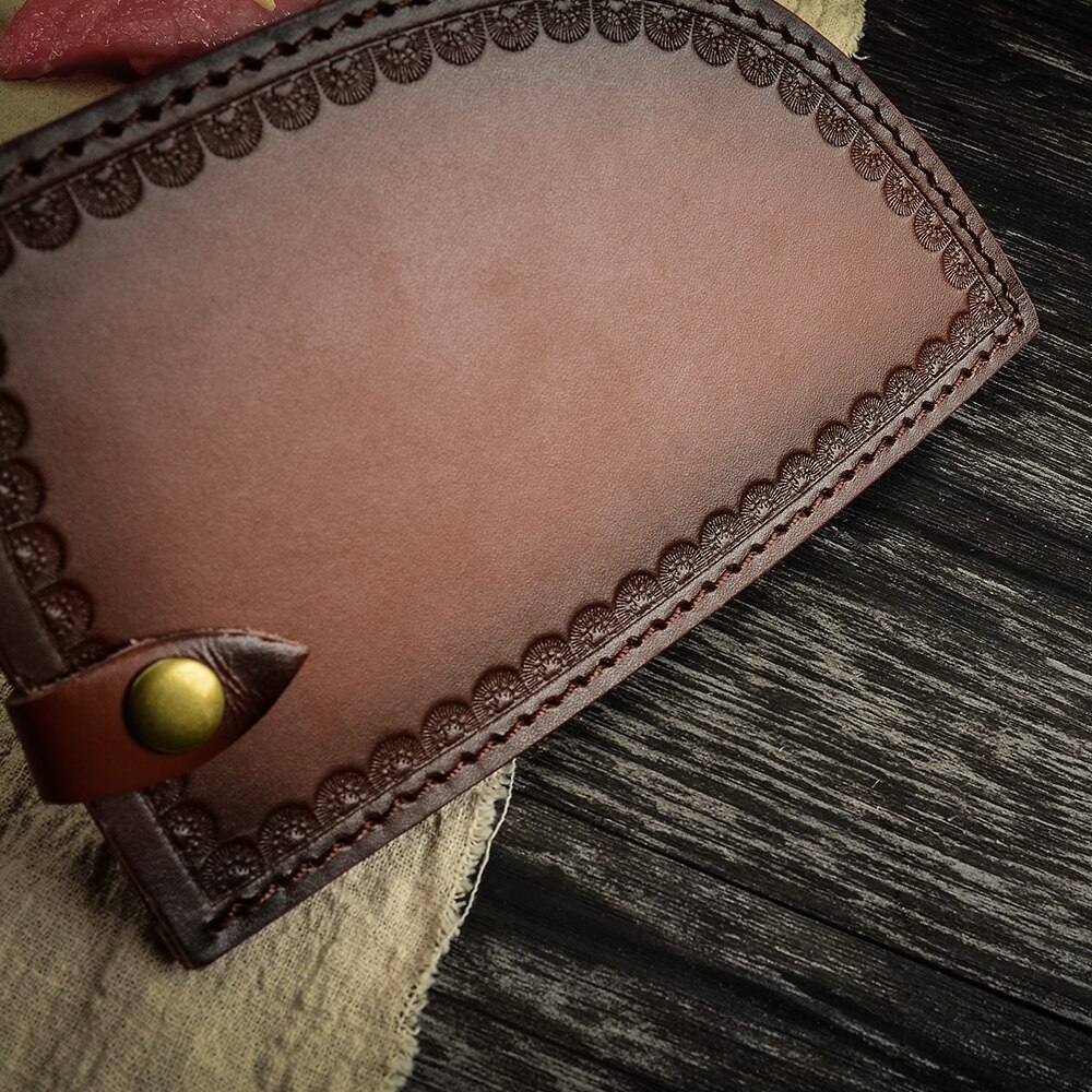 XYj Leather Knife Sheath Boning Chef Butcher Knives Blade Guards Protector With Belt Loop Good for Protect Fixed Blade&amp;Carry Out