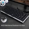 AK33 klawiatura mechaniczna 82 klawiatura anty-ghosting klawiatura do gier czarny przełącznik Gamer PC podświetlenie do laptopa: B