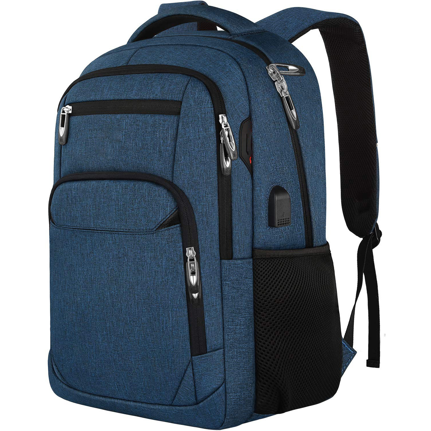 Homem mochila saco de viagem ao ar livre saco de lente da câmera preto ergonomia bolsa para portátil grande capacidade montanhismo bolsa à prova dwaterproof água: Azul