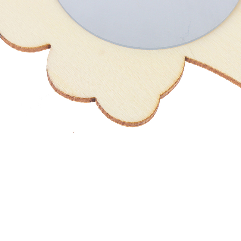 3 Styles 1pc bricolage blanc bois moule miroir peinture à la main artisanat enfants jouets bibelot matériel