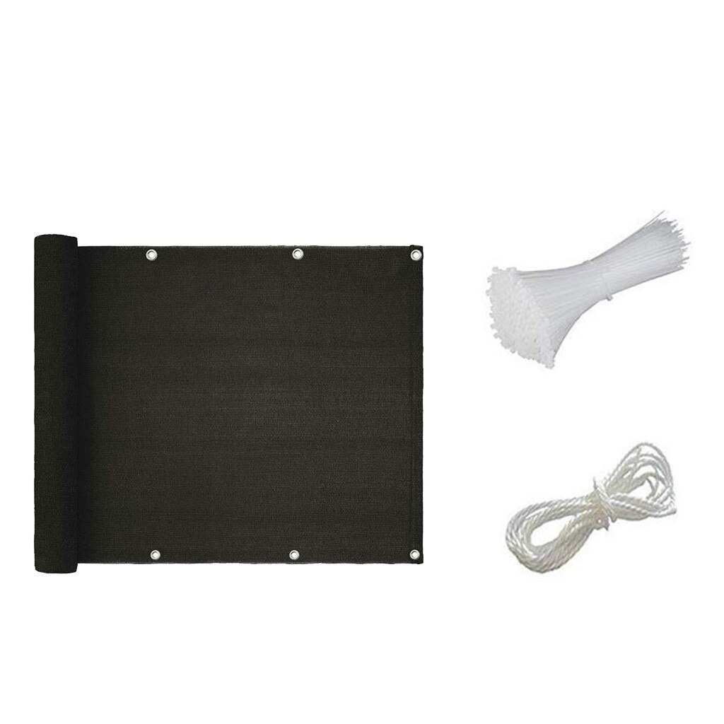 Home balcony Flat wire fence privacy net Prevent falling child sewing buckle sunshade wind fence protection net insect net: B