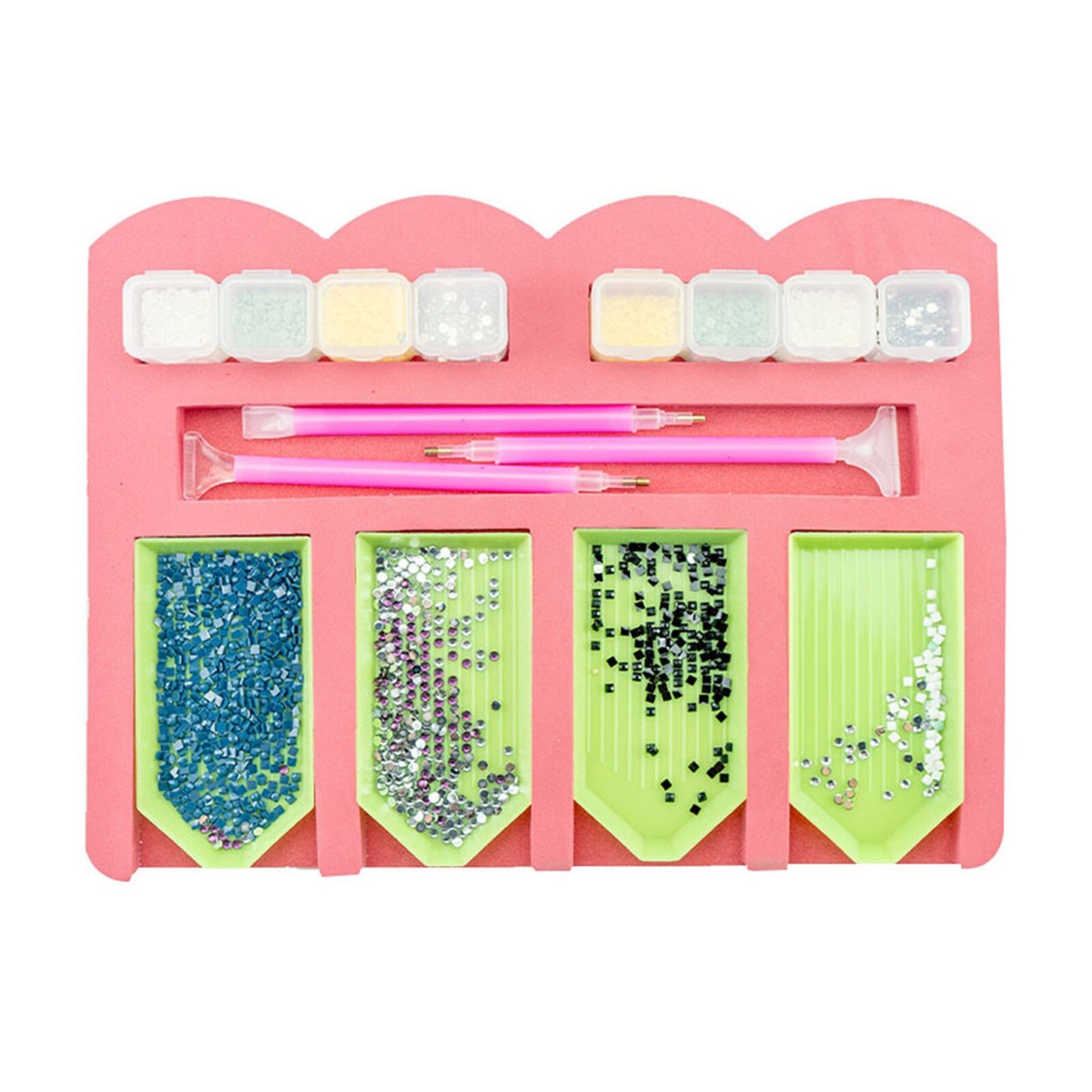 Diamond Multi-Boot Schilderen Lade Houder Kralen Opbergvak Punt Boor Pen Boor Klei Organizer Opbergdoos Diy Craft # Yj