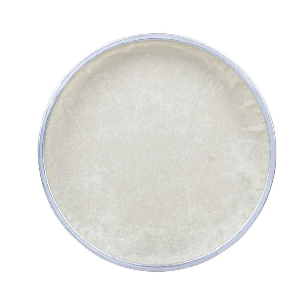 Cabeza de tambor de 10 pulgadas para Conga Djembe, piel sintética, Beige