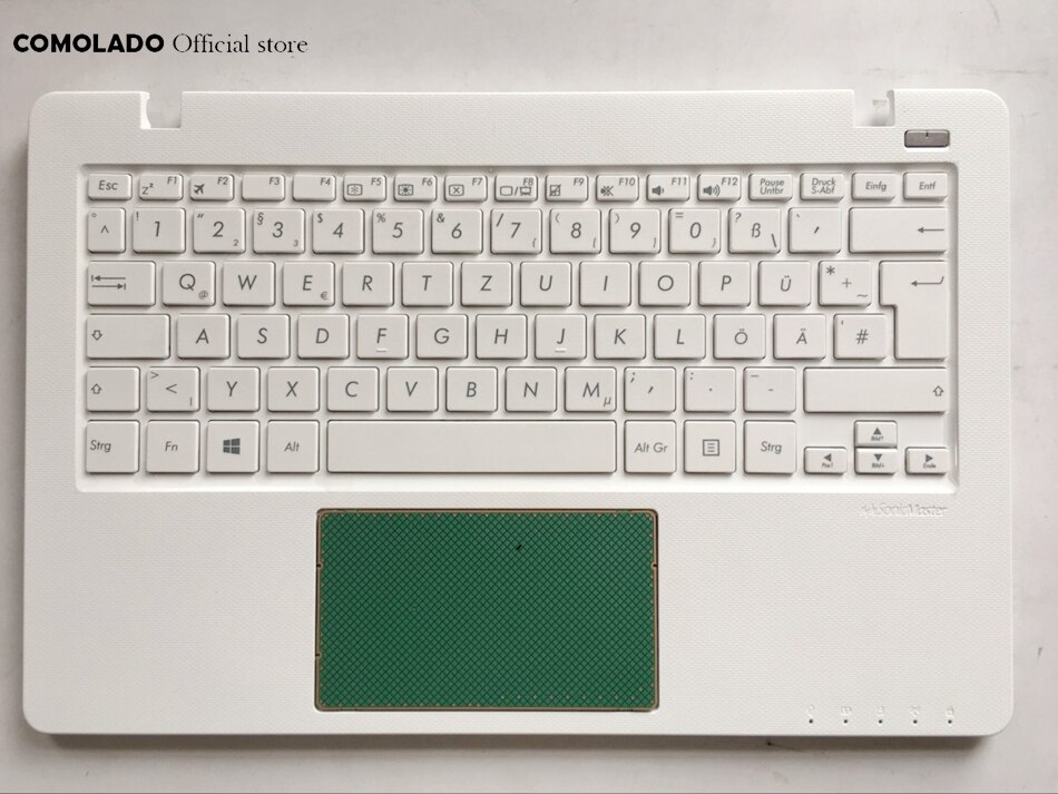 Teclado de cubierta superior con reposamanos nórdico checo árabe Alemania hebreo Hungría Corea para ASUS X200C X200CA X200L X200LA X200M X200MA: Grey