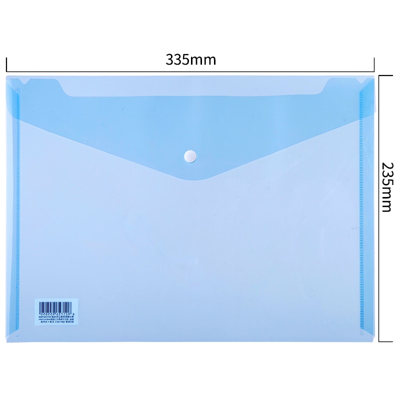 Deli 10pcs/set A4 File Folder Bag Durable Waterproof Paper File Document Folder Bag Office File Filing Product