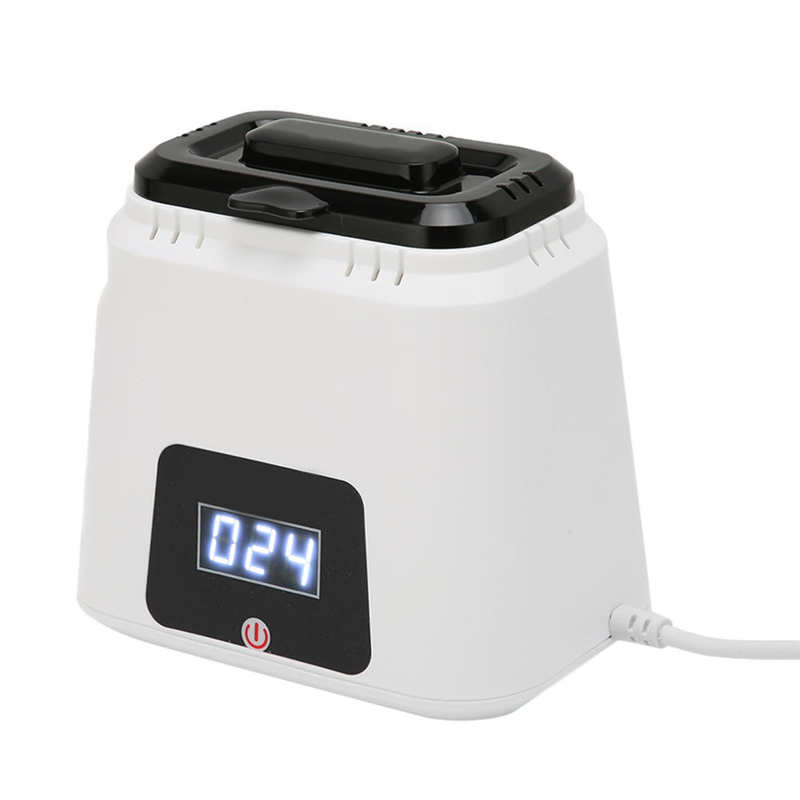 Macchina per la pulizia ad ultrasuoni strumenti per unghie macchina per la pulizia bianca strumenti per manicure ad alta temperatura scatola per la pulizia strumenti per chiodo arte