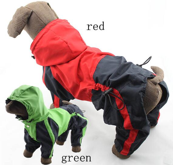 Store hunde regnfrakke stor hund regnjakker tøj kæledyr hund jumpsuits kæledyr træningsdragter overtøj 1 stk.