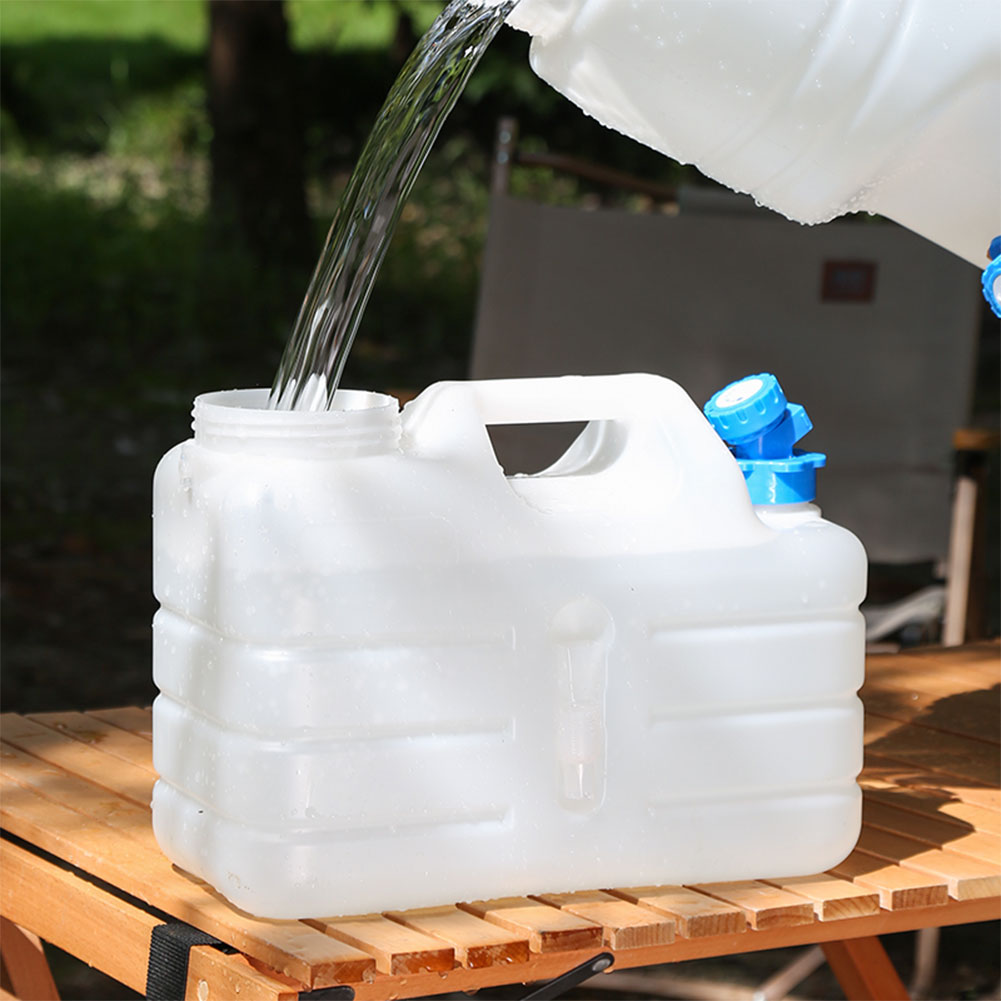11L Drinking Water Bucket Leak-Proof Water Dispenser Carrier Large Capacity Water Container Jug for Vehicle Car Camping