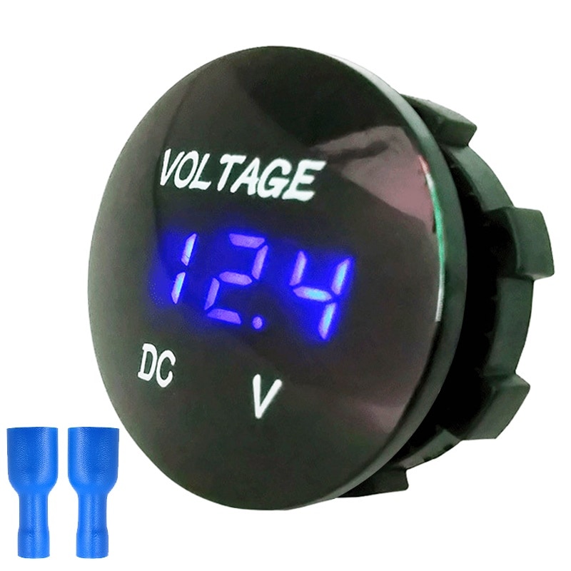 Dc 12V-24V Digitale Voltage Meter Auto Motor Voltmeter Voltage Tester Voor Auto Auto Motorfiets Boot Atv truck