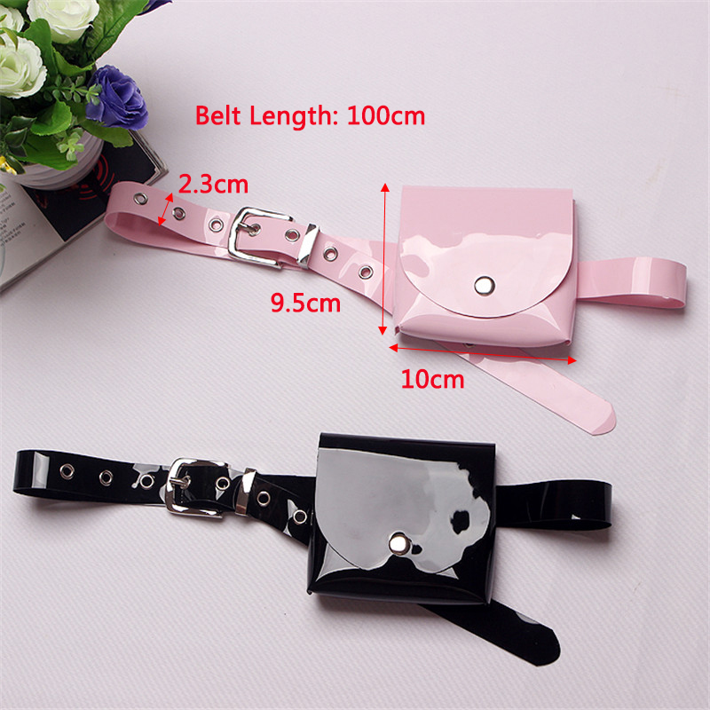 Mihaivina damen-bauchtaschen, lässige damen-pvc-gürteltaschen, lila gürteltaschen, Mini-bauchtaschen für mädchen , kleider, 7 #39